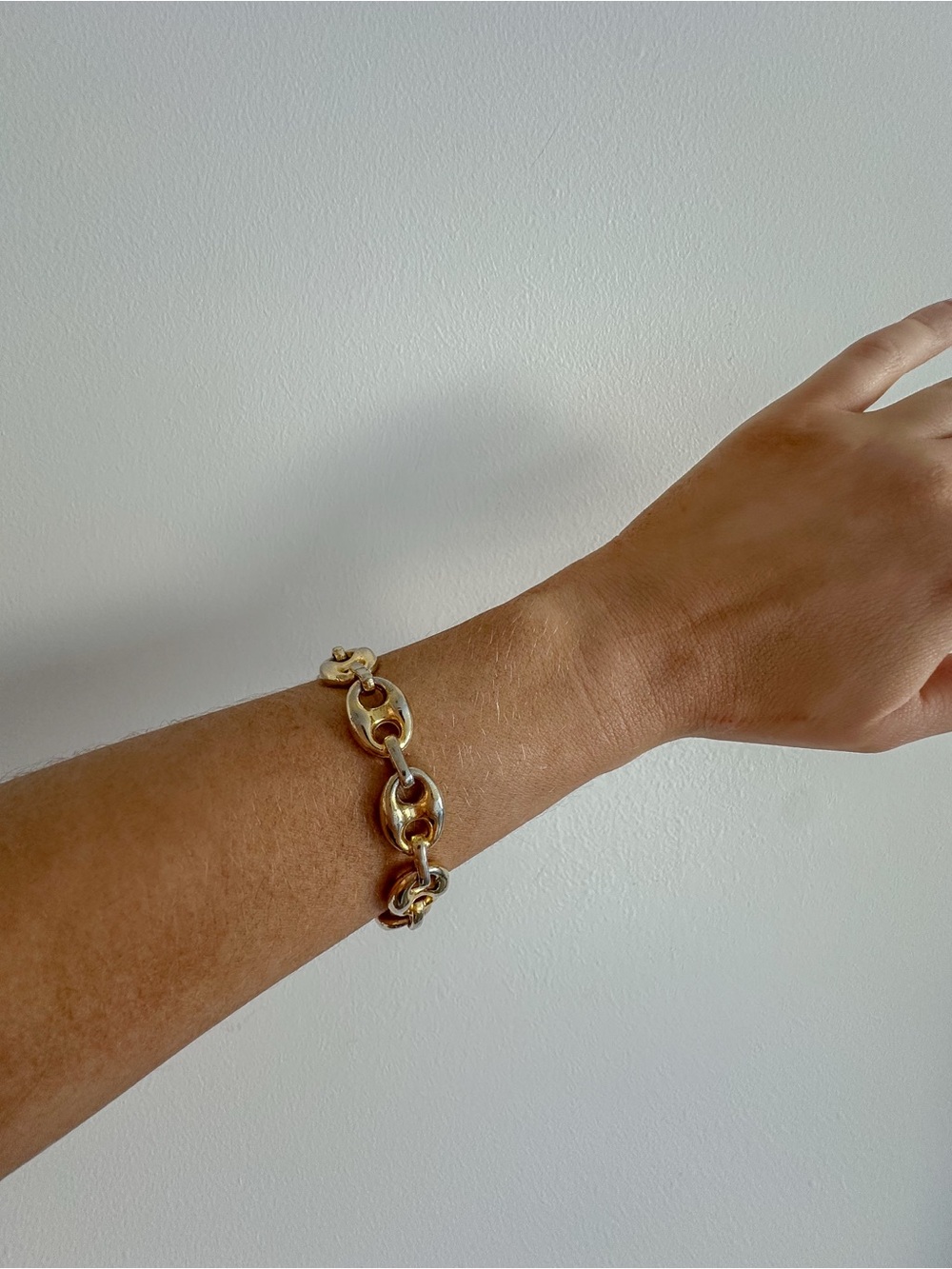 Vintage Gold Chain Link Bracelet